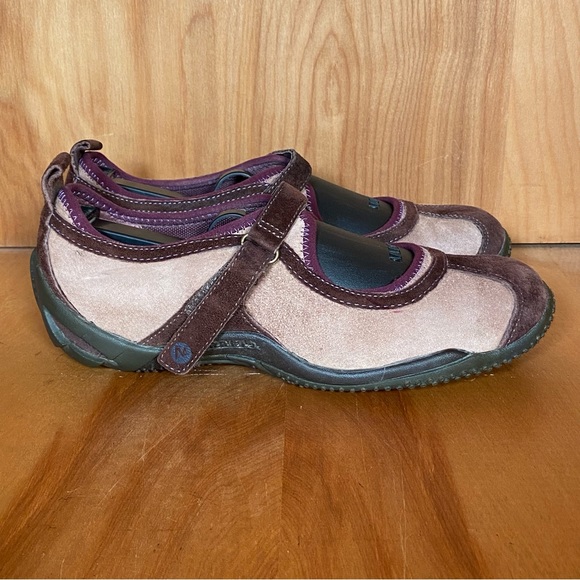 Womens 6 Merrell Cricuit MJ Maryjanes Brown SEF1352 - Picture 1 of 8
